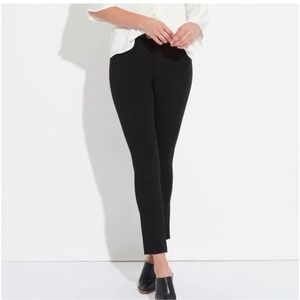 The Reset R Label Black Slim Ankle Pants Zip Fly Stretch Workwear Women M